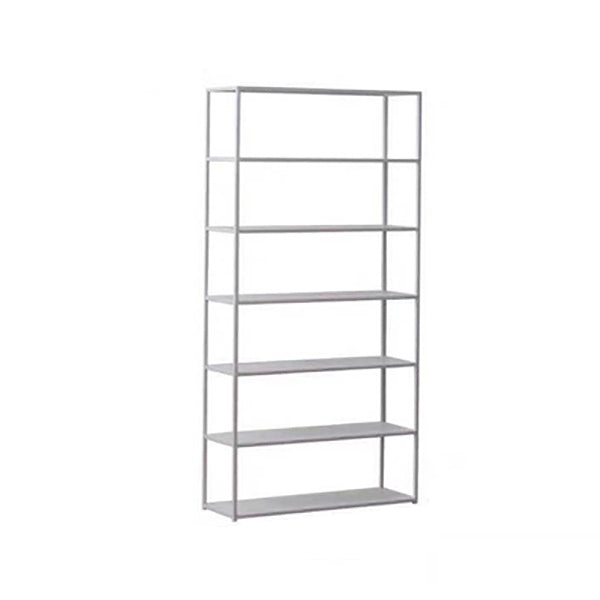 Contemporary Bookcase Metal Open Back Bookshelf for Home Office