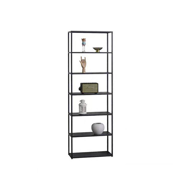 Contemporary Bookcase Metal Open Back Bookshelf for Home Office