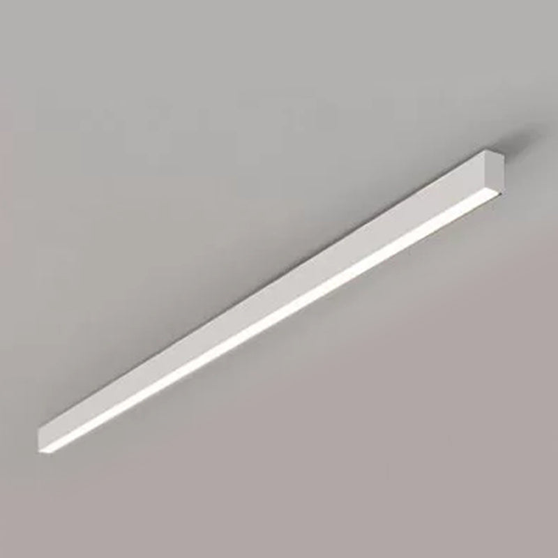 Linear Flush Light Fixtures Modern Style Metal 1 Light Flush Mount Lighting