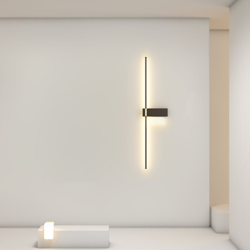 Simple Modern Style Vanity Lamp Line Vanity Wall Sconce for Bathroom