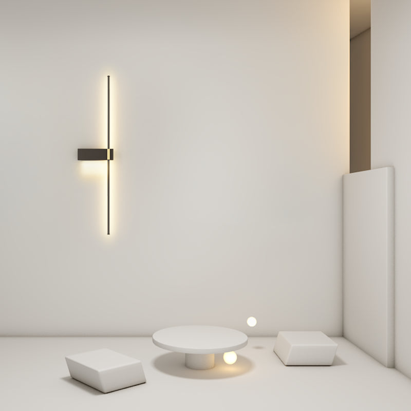 Simple Modern Style Vanity Lamp Line Vanity Wall Sconce for Bathroom