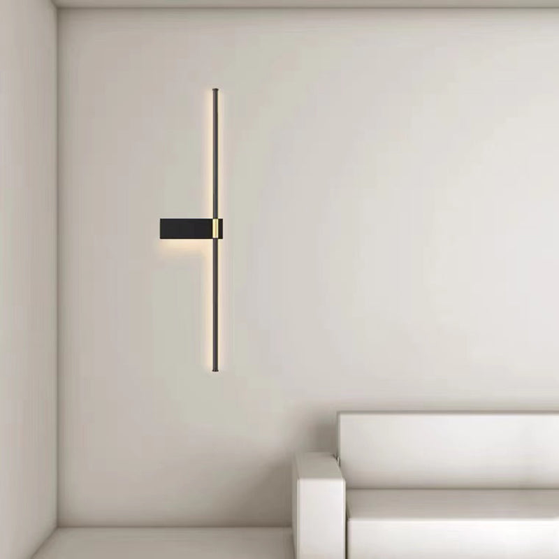 Simple Modern Style Vanity Lamp Line Vanity Wall Sconce for Bathroom