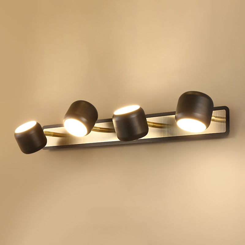 Contemporary Style Geometric Vanity Lighting Ideas Metal Multi Lights Vanity Sconce