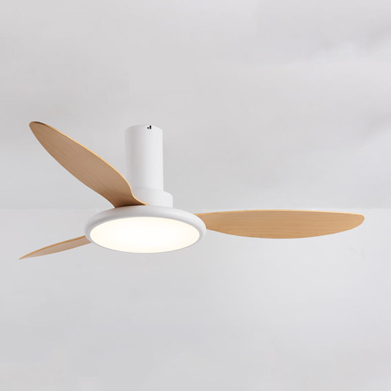 Unique Shape Ceiling Fan Lamp Kids Style Metal 1 Light Ceiling Fan Light