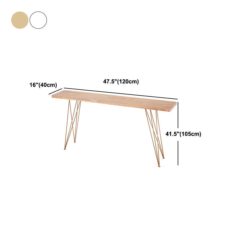 Contemporary Rectangle Bistro Accent Dining Table Legs Indoor Patio Bar Table