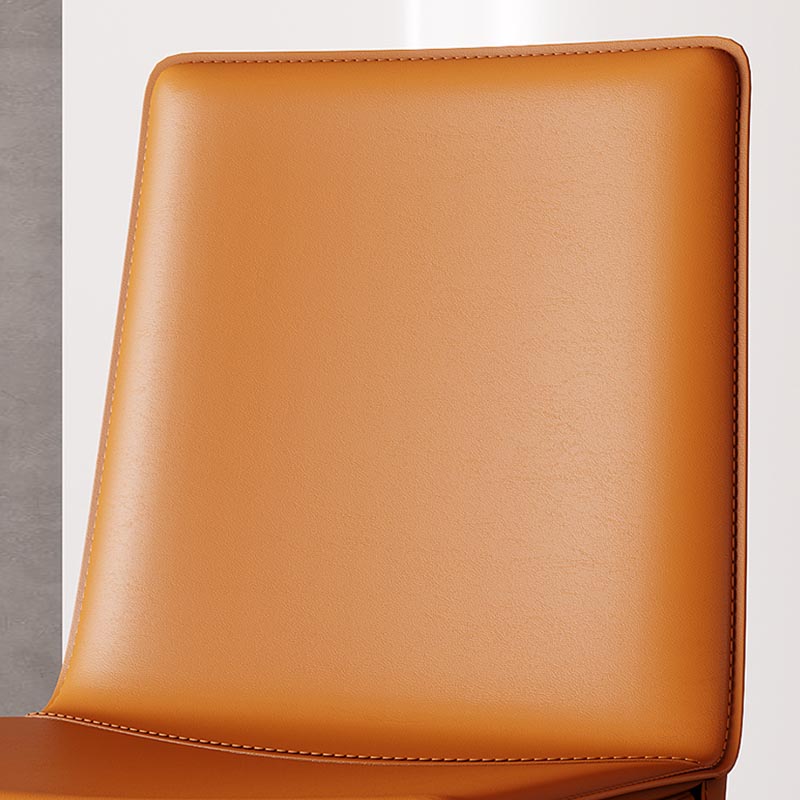 Leather Dining Chair Parsons Upholstered Chair for Dining Room