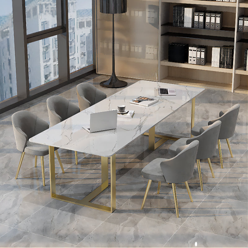 Sintered Stone Home Meeting Table Industrial Office Writing Table