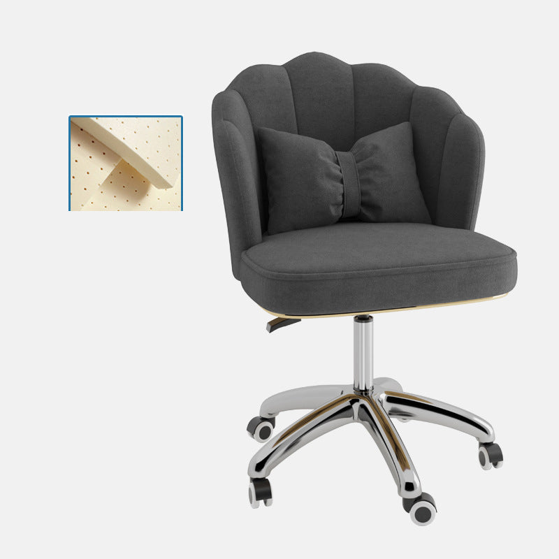 Metal Base Contemporary Office Chair Velvet Parsons Computer Desk Chair