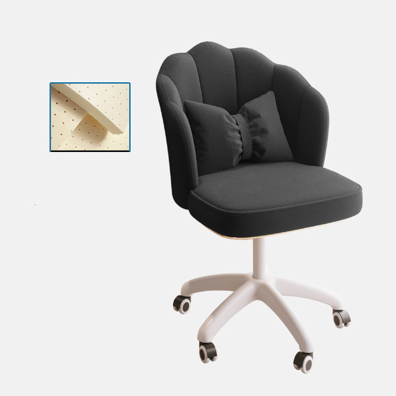 Metal Base Contemporary Office Chair Velvet Parsons Computer Desk Chair