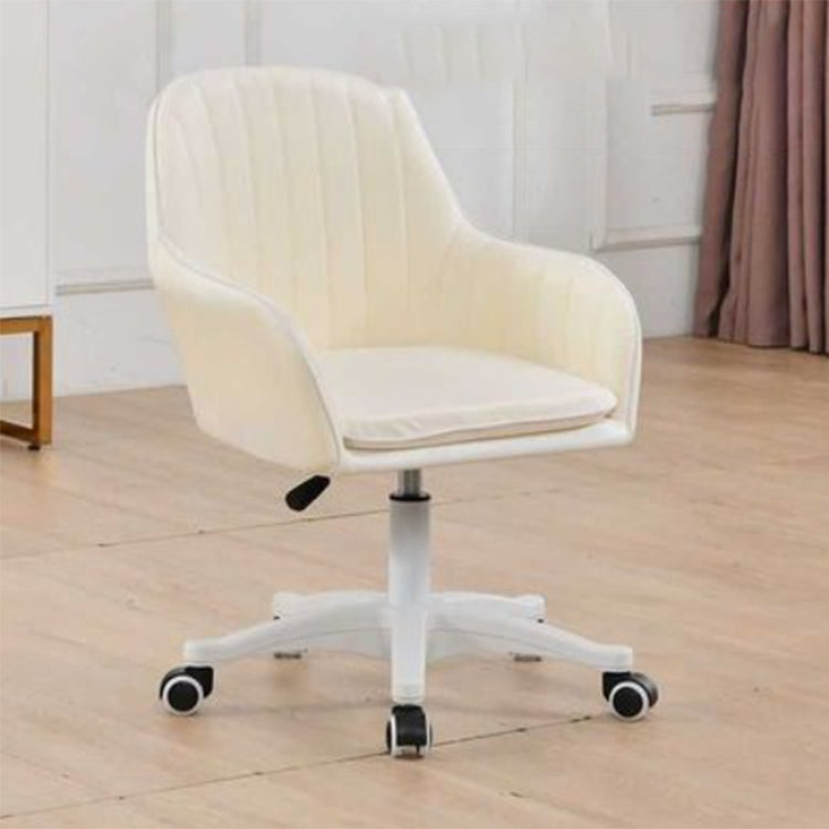 Modern Ergonomic Swivel Office Chair Home Office Armless Chair with Wheels