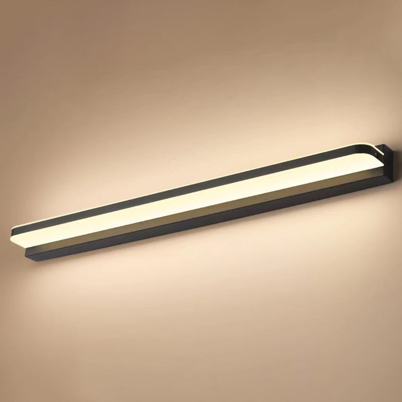 Contemporary Style Rectangular Vanity Lighting Ideas Metal 1 Light Vanity Sconce