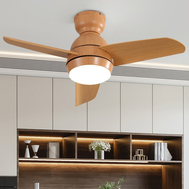 Metal Ceiling Fan Lighting Modern Style 1 Light Ceiling Fan Light for Living Room