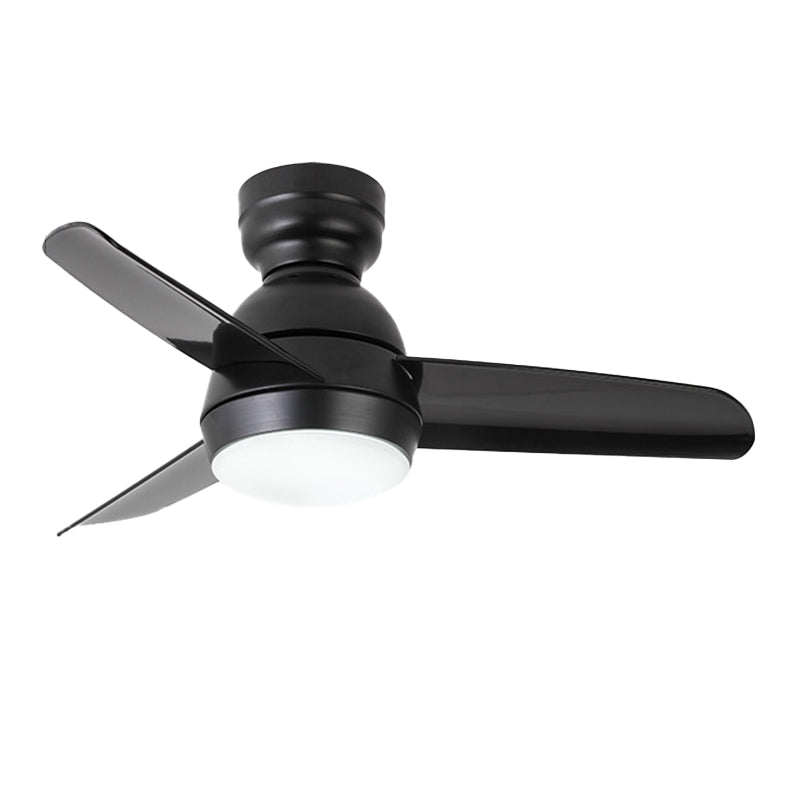 Metal Ceiling Fan Lighting Modern Style 1 Light Ceiling Fan Light for Living Room