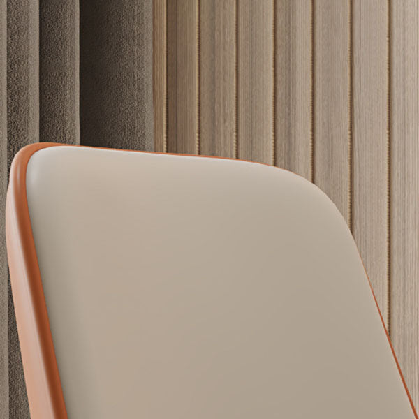 Glam Steel Dining Chair Parsons Chair in Matte Finish for Indoor