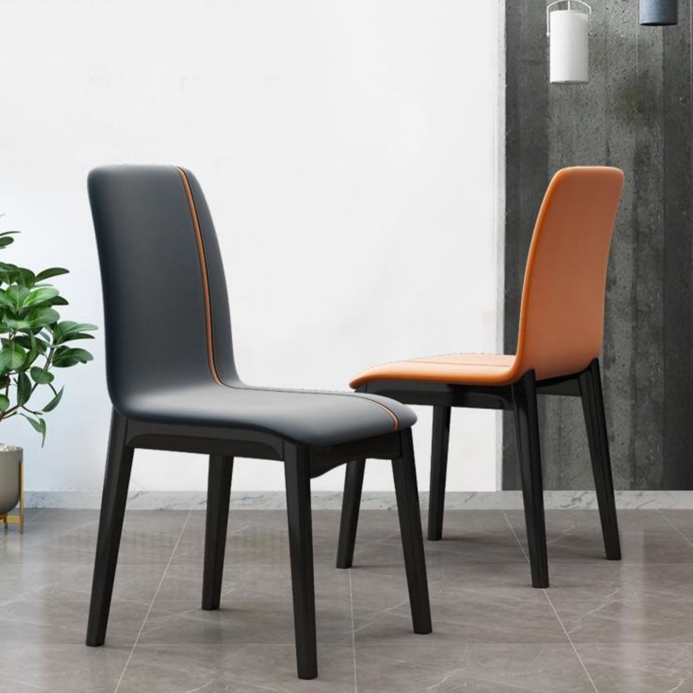 Contemporary Parsons Chair Upholstered Furniture in Matte Finish for Home