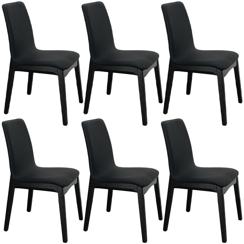 Contemporary Parsons Chair Upholstered Furniture in Matte Finish for Home