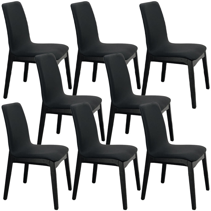 Contemporary Parsons Chair Upholstered Furniture in Matte Finish for Home