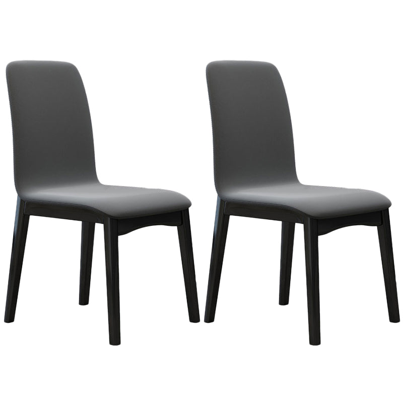 Contemporary Parsons Chair Upholstered Furniture in Matte Finish for Home