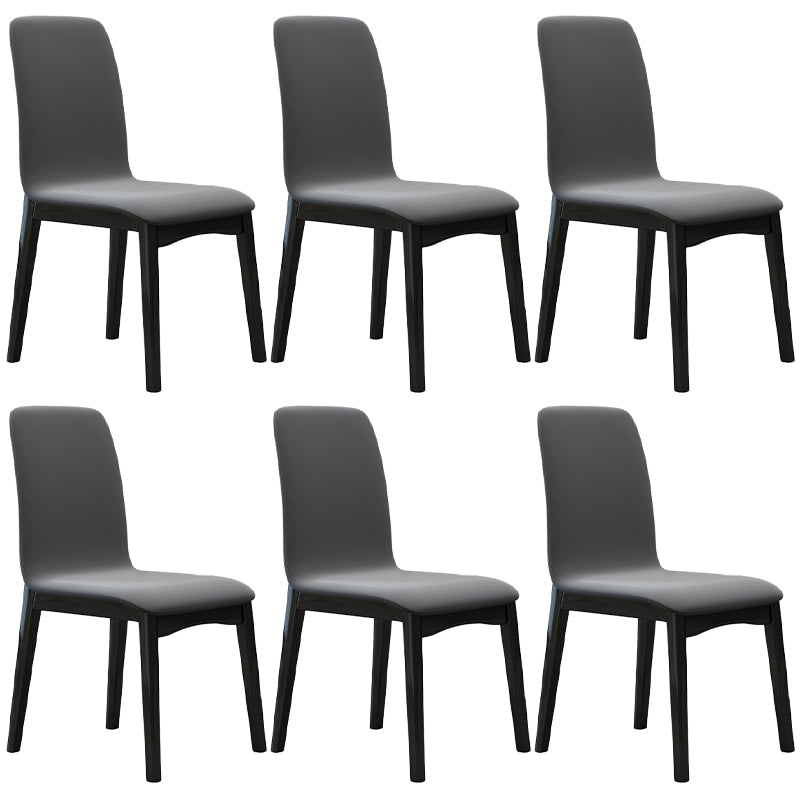 Contemporary Parsons Chair Upholstered Furniture in Matte Finish for Home