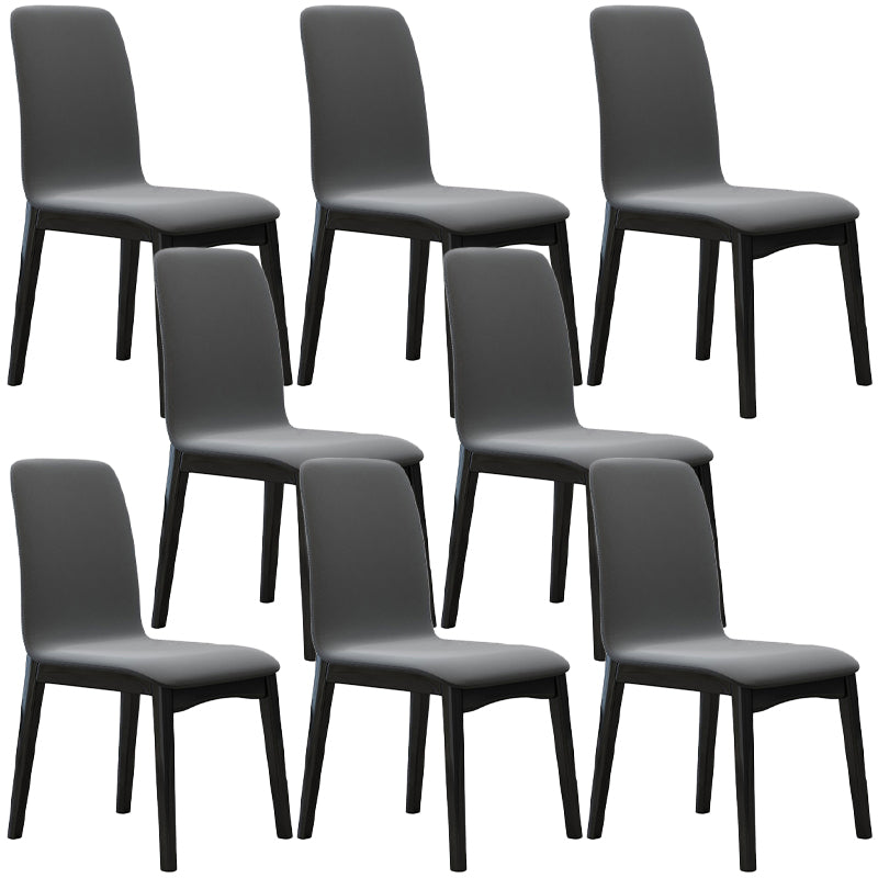 Contemporary Parsons Chair Upholstered Furniture in Matte Finish for Home