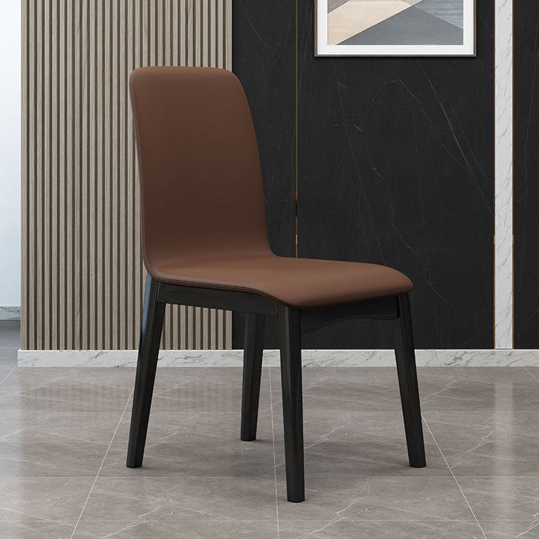 Contemporary Parsons Chair Upholstered Furniture in Matte Finish for Home