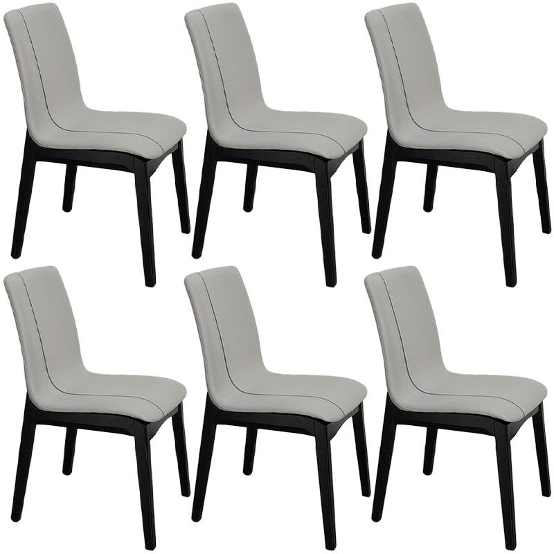 Contemporary Parsons Chair Upholstered Furniture in Matte Finish for Home