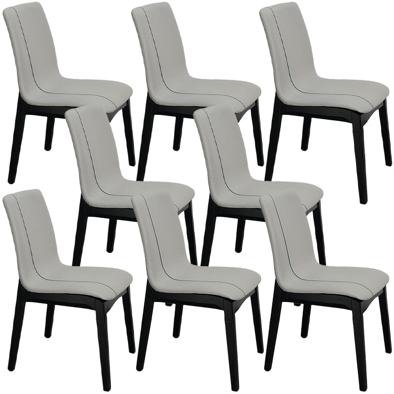 Contemporary Parsons Chair Upholstered Furniture in Matte Finish for Home