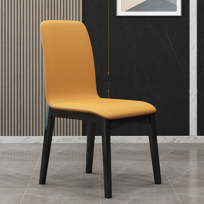 Contemporary Parsons Chair Upholstered Furniture in Matte Finish for Home