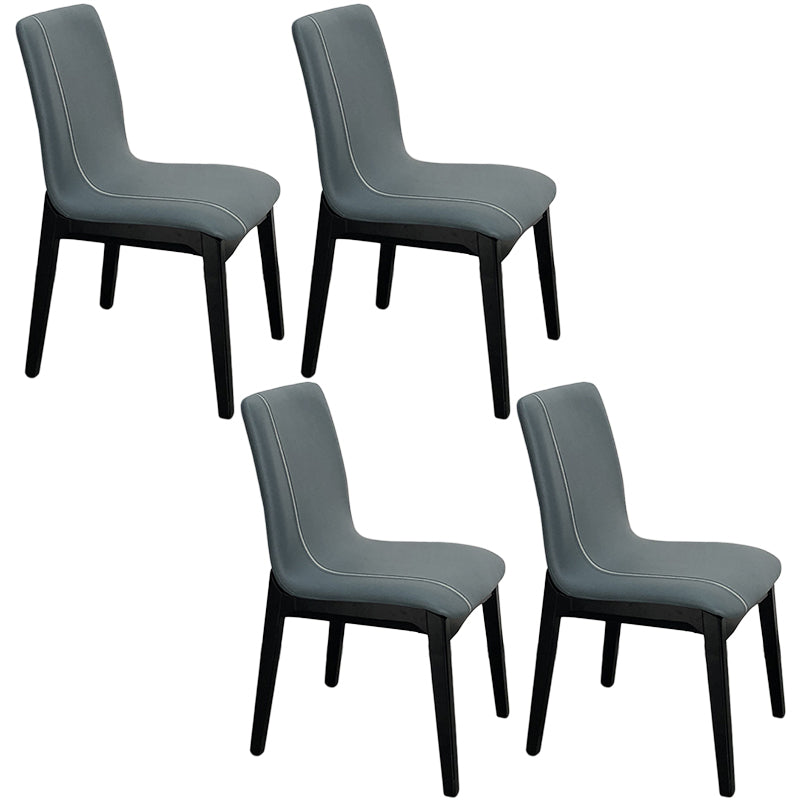 Contemporary Parsons Chair Upholstered Furniture in Matte Finish for Home