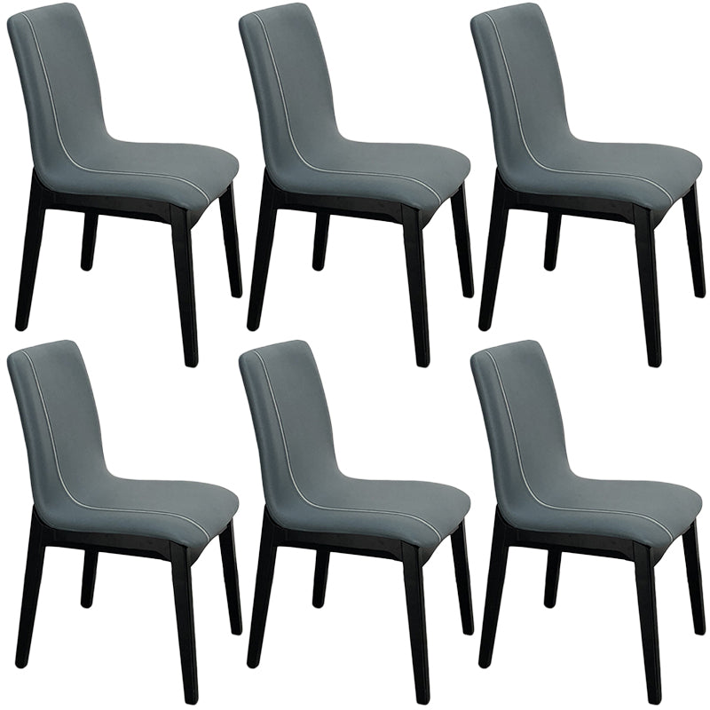 Contemporary Parsons Chair Upholstered Furniture in Matte Finish for Home