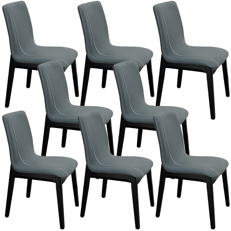 Contemporary Parsons Chair Upholstered Furniture in Matte Finish for Home