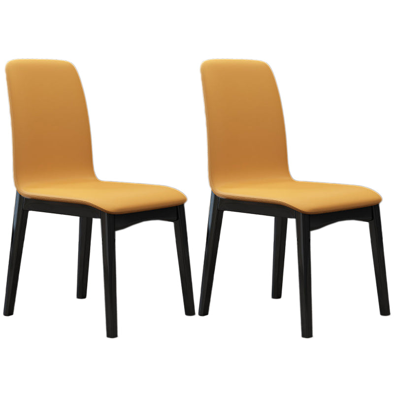 Contemporary Parsons Chair Upholstered Furniture in Matte Finish for Home