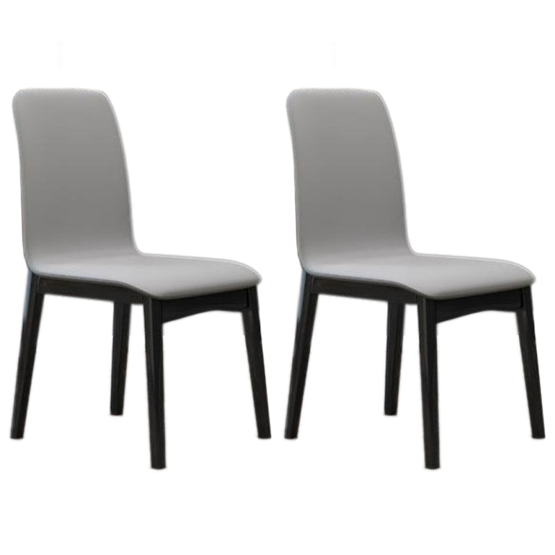 Contemporary Parsons Chair Upholstered Furniture in Matte Finish for Home