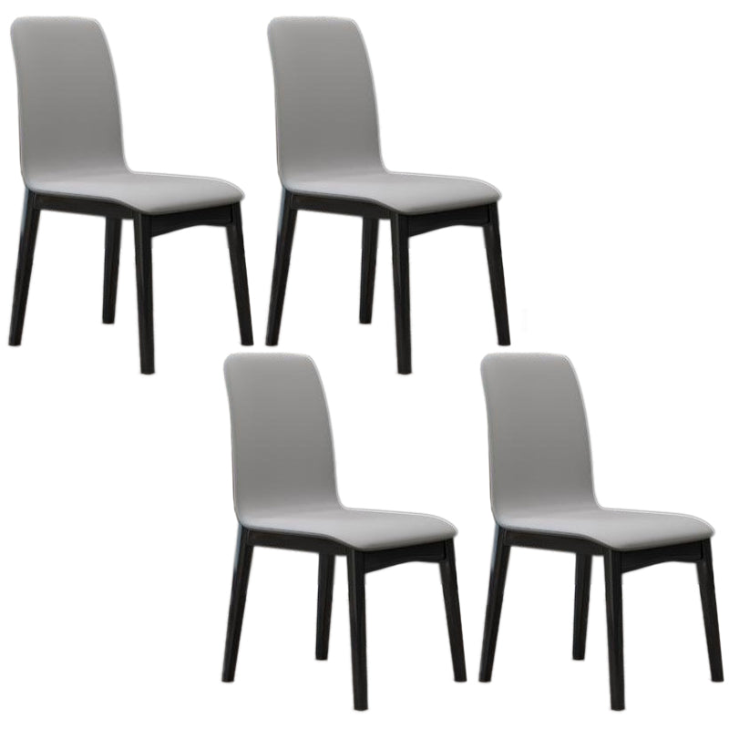 Contemporary Parsons Chair Upholstered Furniture in Matte Finish for Home