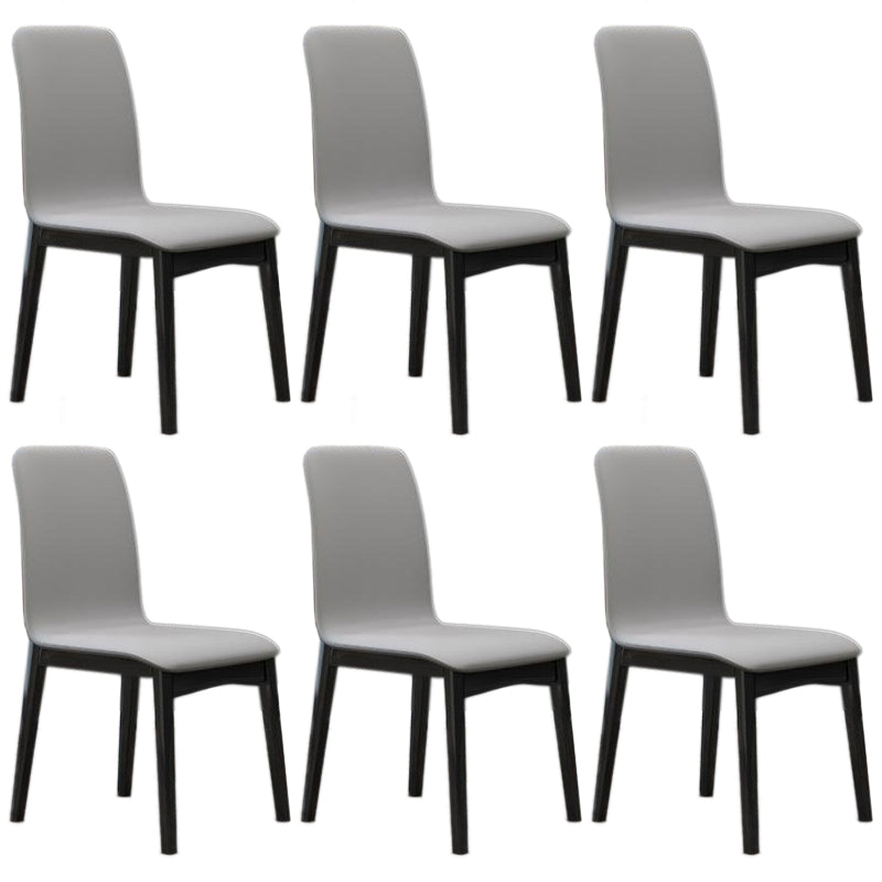 Contemporary Parsons Chair Upholstered Furniture in Matte Finish for Home