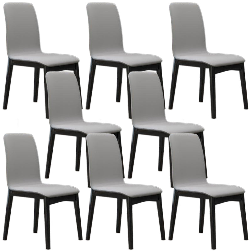 Contemporary Parsons Chair Upholstered Furniture in Matte Finish for Home