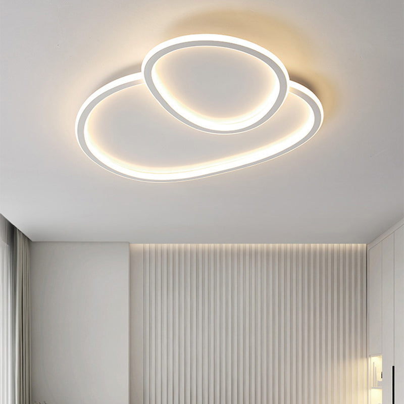 Modern Simple Style Iron Ceiling Light Geometry LED Ceiling Lamp for Living Room