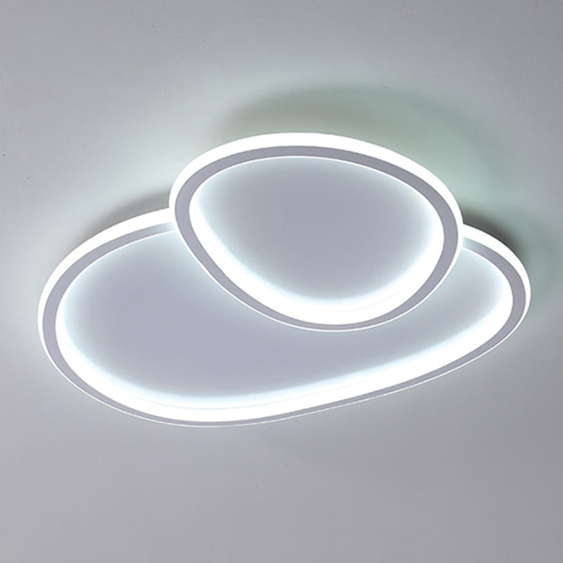 Modern Simple Style Iron Ceiling Light Geometry LED Ceiling Lamp for Living Room