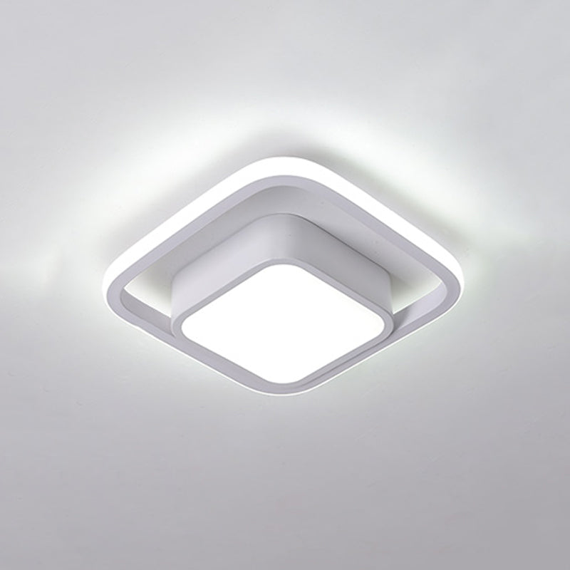 Nordic Style Aluminum Ceiling Light Geometry LED Ceiling Lamp for Living Room