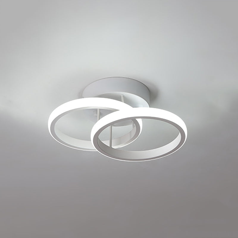 Nordic Style Aluminum Ceiling Light Geometry LED Ceiling Lamp for Living Room