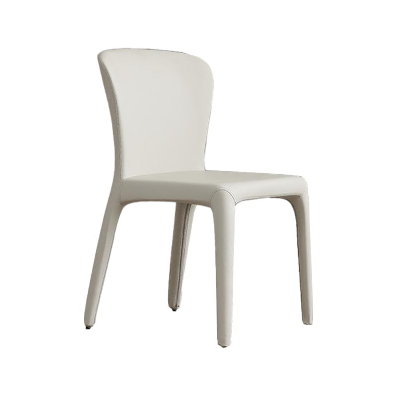 Upholstered Side Chair Leather Dining Side Chair for Dining Room