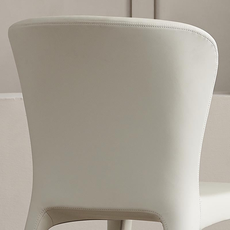 Upholstered Side Chair Leather Dining Side Chair for Dining Room