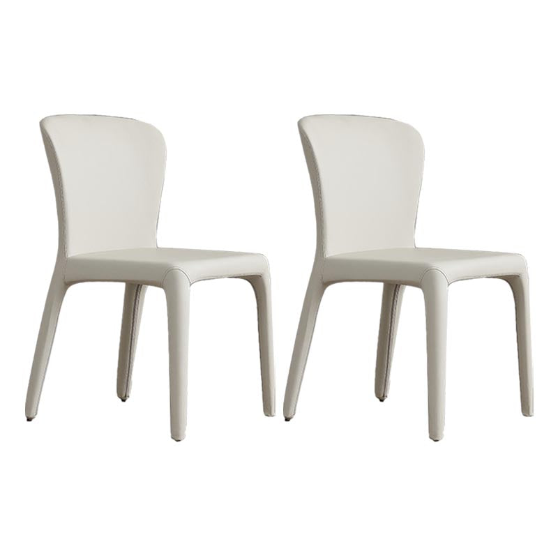 Upholstered Side Chair Leather Dining Side Chair for Dining Room