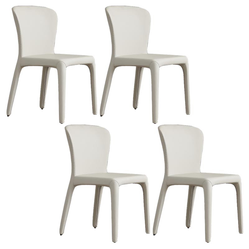 Upholstered Side Chair Leather Dining Side Chair for Dining Room