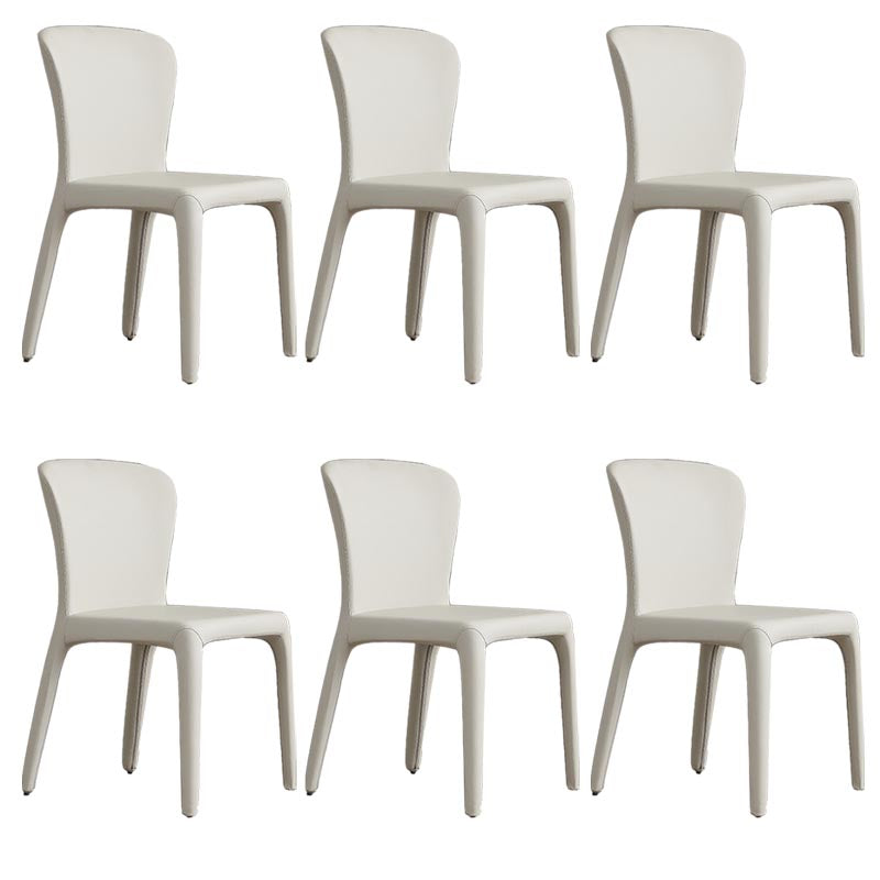 Upholstered Side Chair Leather Dining Side Chair for Dining Room