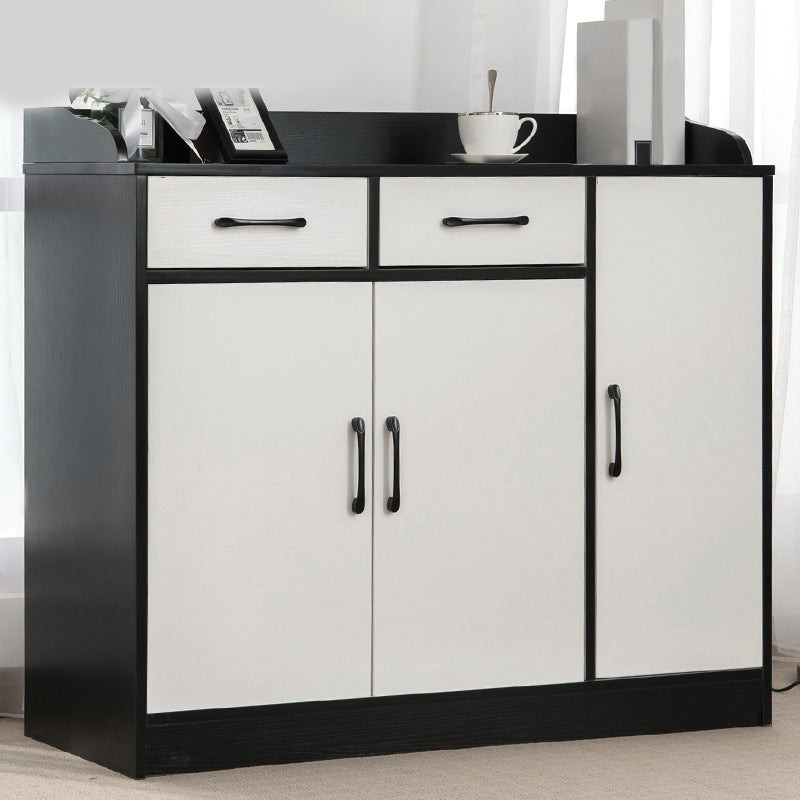 Modern Style Server Imitation Wood Sideboard with Door and Drawer for Dining Room