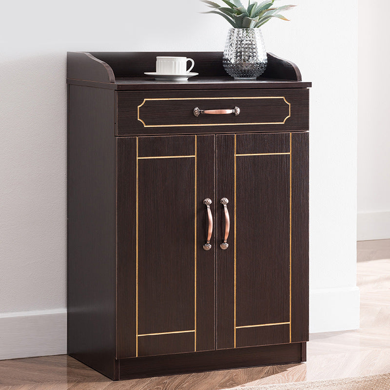 Modern Style Server Imitation Wood Sideboard with Door and Drawer for Dining Room