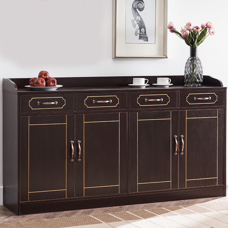 Modern Style Server Imitation Wood Sideboard with Door and Drawer for Dining Room