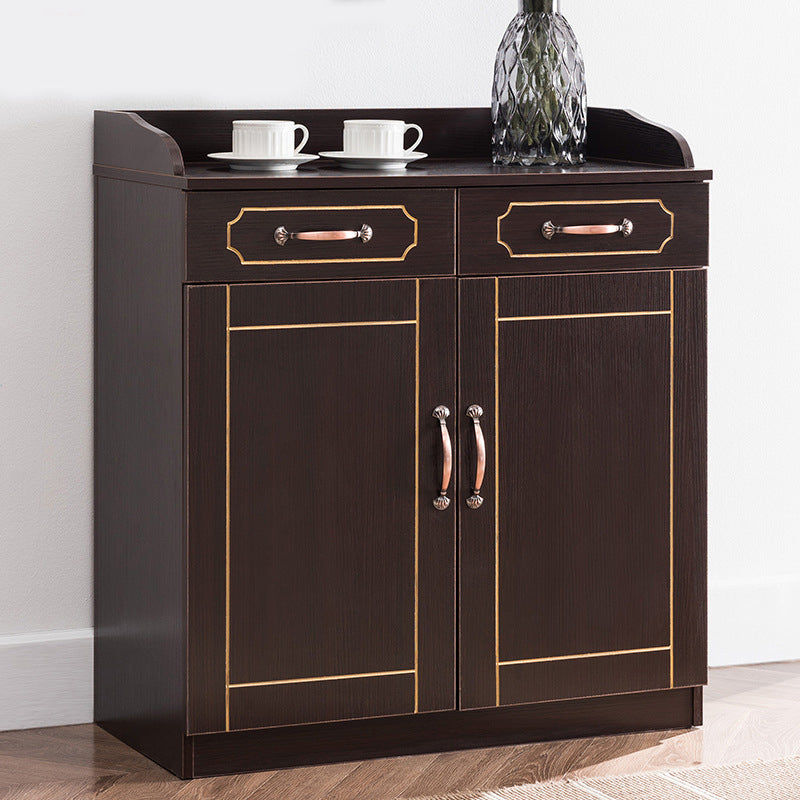 Modern Style Server Imitation Wood Sideboard with Door and Drawer for Dining Room