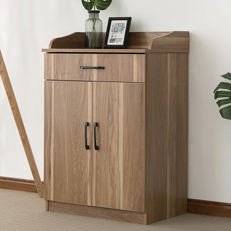 Modern Style Server Imitation Wood Sideboard with Door and Drawer for Dining Room